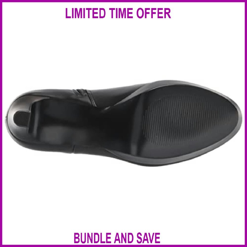 Ankle Booties with Thin Heel Platform Toe Zip Clo… - image 5